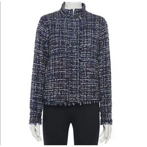NWT Black & Blue Tweed Blazer